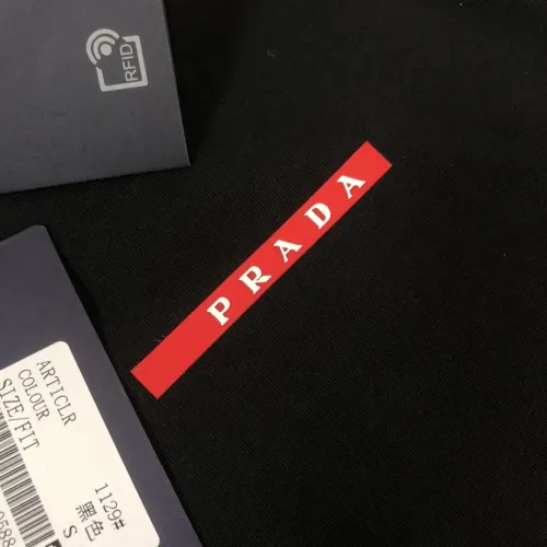 Cheap Prada T-Shirts Short Sleeved For Unisex #1431120 Replica Wholesale [$34.00 USD] [ITEM#1431120] on Replica Prada T-Shirts
