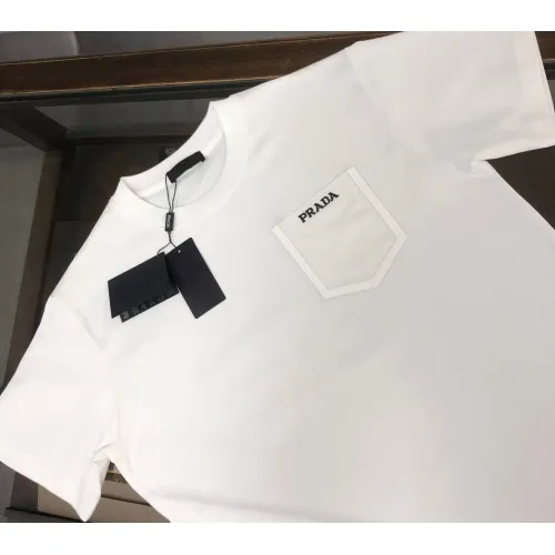 Cheap Prada T-Shirts Short Sleeved For Unisex #1431121 Replica Wholesale [$34.00 USD] [ITEM#1431121] on Replica Prada T-Shirts