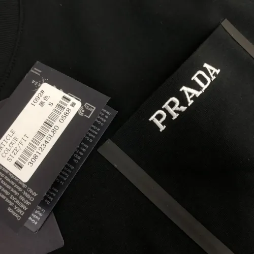 Cheap Prada T-Shirts Short Sleeved For Unisex #1431123 Replica Wholesale [$34.00 USD] [ITEM#1431123] on Replica Prada T-Shirts