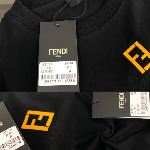Cheap Fendi T-Shirts Short Sleeved For Unisex #1431138 Replica Wholesale [$34.00 USD] [ITEM#1431138] on Replica Fendi T-Shirts