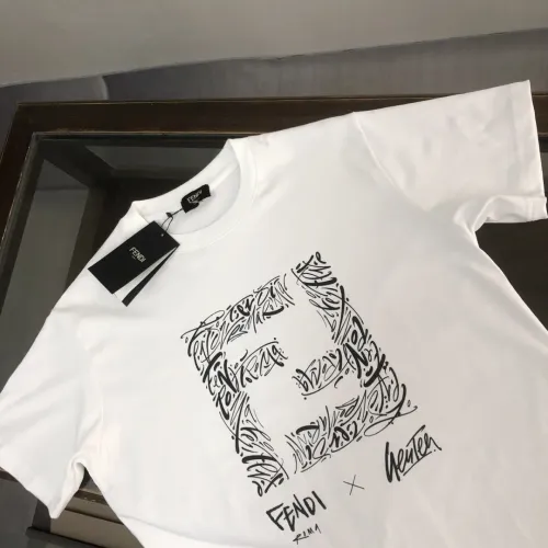 Cheap Fendi T-Shirts Short Sleeved For Unisex #1431142 Replica Wholesale [$34.00 USD] [ITEM#1431142] on Replica Fendi T-Shirts