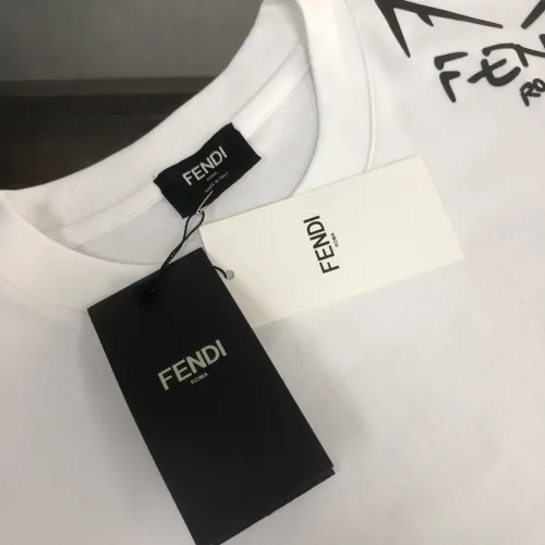 Cheap Fendi T-Shirts Short Sleeved For Unisex #1431144 Replica Wholesale [$34.00 USD] [ITEM#1431144] on Replica Fendi T-Shirts
