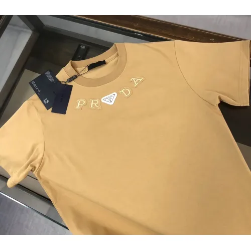 Cheap Prada T-Shirts Short Sleeved For Unisex #1431217 Replica Wholesale [$34.00 USD] [ITEM#1431217] on Replica Prada T-Shirts