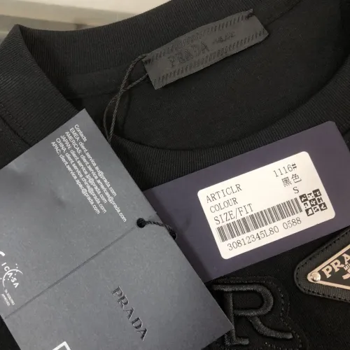 Cheap Prada T-Shirts Short Sleeved For Unisex #1431218 Replica Wholesale [$34.00 USD] [ITEM#1431218] on Replica Prada T-Shirts