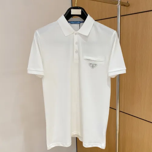 Prada T-Shirts Short Sleeved For Men #1431396