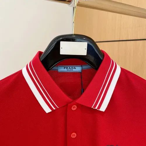 Cheap Prada T-Shirts Short Sleeved For Men #1431401 Replica Wholesale [$48.00 USD] [ITEM#1431401] on Replica Prada T-Shirts