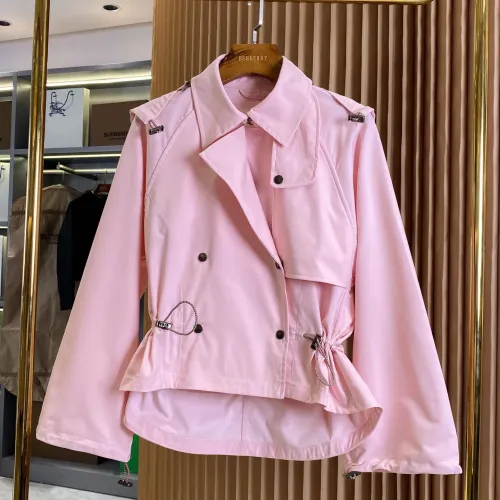 Cheap Burberry Trench Coat Long Sleeved For Women #1431444 Replica Wholesale [$132.00 USD] [ITEM#1431444] on Replica Burberry Trench Coat
