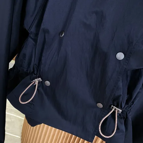 Cheap Burberry Trench Coat Long Sleeved For Women #1431445 Replica Wholesale [$132.00 USD] [ITEM#1431445] on Replica Burberry Trench Coat