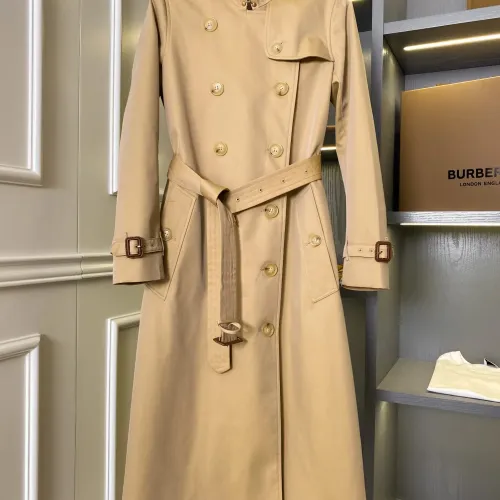 Cheap Burberry Trench Coat Long Sleeved For Women #1431453 Replica Wholesale [$162.00 USD] [ITEM#1431453] on Replica Burberry Trench Coat