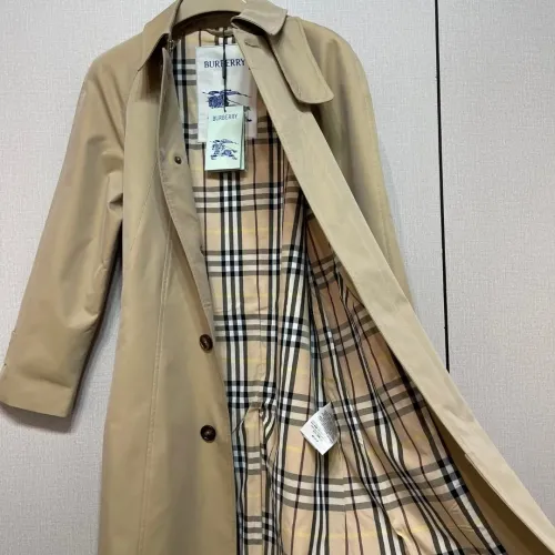 Cheap Burberry Trench Coat Long Sleeved For Women #1431463 Replica Wholesale [$162.00 USD] [ITEM#1431463] on Replica Burberry Trench Coat