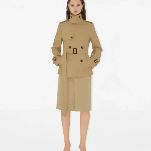 Cheap Burberry Trench Coat Long Sleeved For Women #1431473 Replica Wholesale [$160.00 USD] [ITEM#1431473] on Replica Burberry Trench Coat