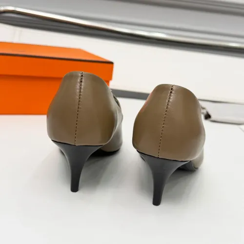 Cheap Hermes High-Heeled Shoes For Women #1431679 Replica Wholesale [$98.00 USD] [ITEM#1431679] on Replica Hermes High-Heeled Shoes