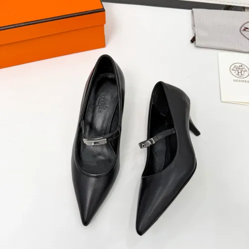 Cheap Hermes High-Heeled Shoes For Women #1431682 Replica Wholesale [$98.00 USD] [ITEM#1431682] on Replica Hermes High-Heeled Shoes