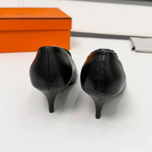 Cheap Hermes High-Heeled Shoes For Women #1431682 Replica Wholesale [$98.00 USD] [ITEM#1431682] on Replica Hermes High-Heeled Shoes