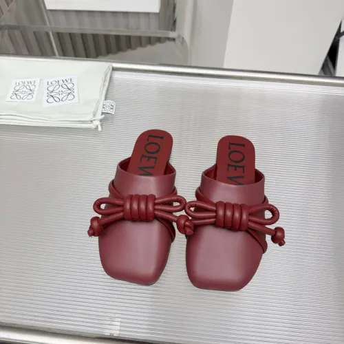 Cheap LOEWE Slippers For Women #1431698 Replica Wholesale [$98.00 USD] [ITEM#1431698] on Replica LOEWE Slippers
