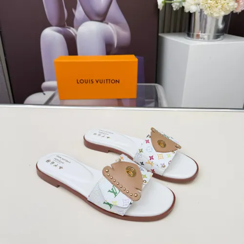 Cheap Louis Vuitton Slippers For Women #1431782 Replica Wholesale [$85.00 USD] [ITEM#1431782] on Replica Louis Vuitton Slippers