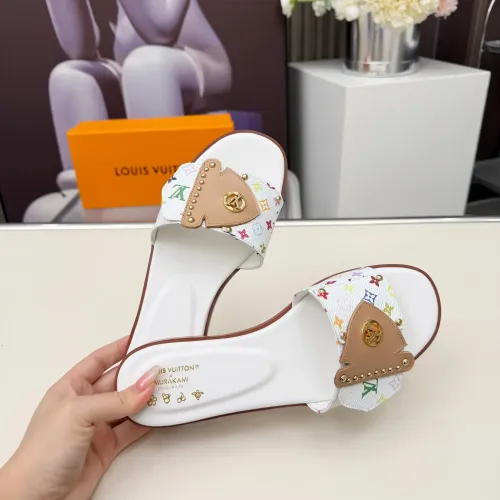 Cheap Louis Vuitton Slippers For Women #1431782 Replica Wholesale [$85.00 USD] [ITEM#1431782] on Replica Louis Vuitton Slippers