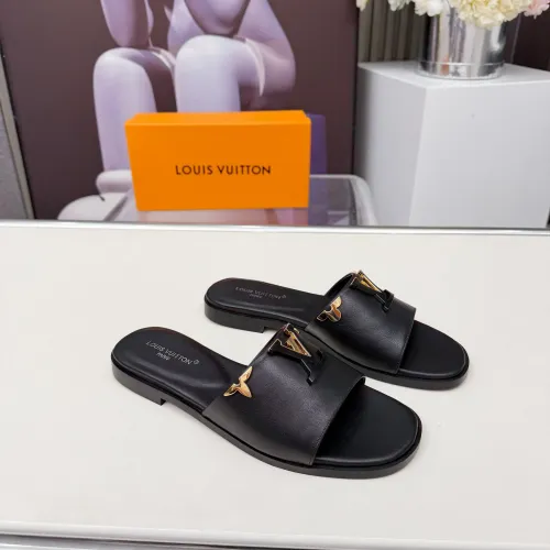 Cheap Louis Vuitton Slippers For Women #1431783 Replica Wholesale [$85.00 USD] [ITEM#1431783] on Replica Louis Vuitton Slippers