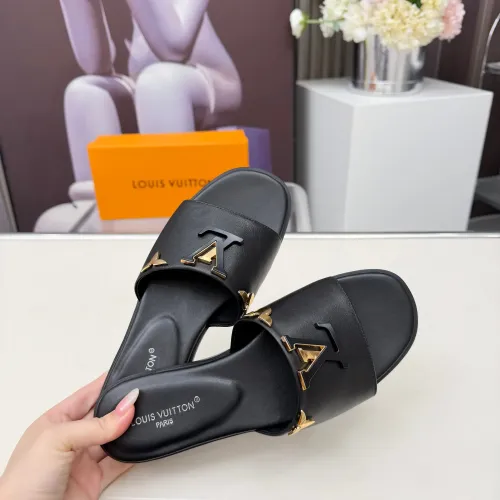 Cheap Louis Vuitton Slippers For Women #1431783 Replica Wholesale [$85.00 USD] [ITEM#1431783] on Replica Louis Vuitton Slippers