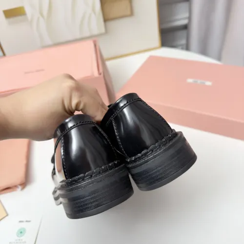 Cheap MIU MIU Leather Shoes For Women #1431851 Replica Wholesale [$108.00 USD] [ITEM#1431851] on Replica MIU MIU Leather Shoes
