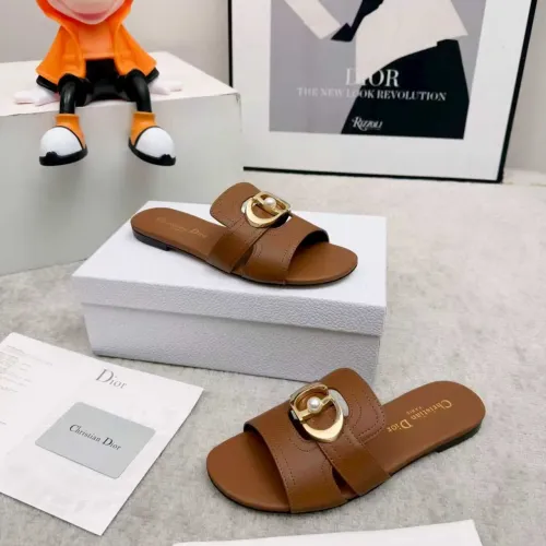 Cheap Christian Dior Slippers For Women #1431897 Replica Wholesale [$82.00 USD] [ITEM#1431897] on Replica Christian Dior Slippers