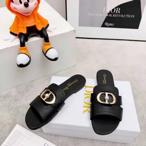 Cheap Christian Dior Slippers For Women #1431898 Replica Wholesale [$82.00 USD] [ITEM#1431898] on Replica Christian Dior Slippers