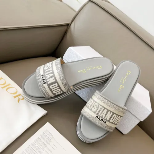 Cheap Christian Dior Slippers For Women #1431900 Replica Wholesale [$85.00 USD] [ITEM#1431900] on Replica Christian Dior Slippers