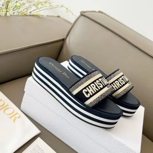 Cheap Christian Dior Slippers For Women #1431901 Replica Wholesale [$85.00 USD] [ITEM#1431901] on Replica Christian Dior Slippers