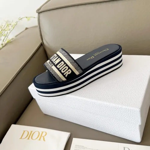 Cheap Christian Dior Slippers For Women #1431901 Replica Wholesale [$85.00 USD] [ITEM#1431901] on Replica Christian Dior Slippers