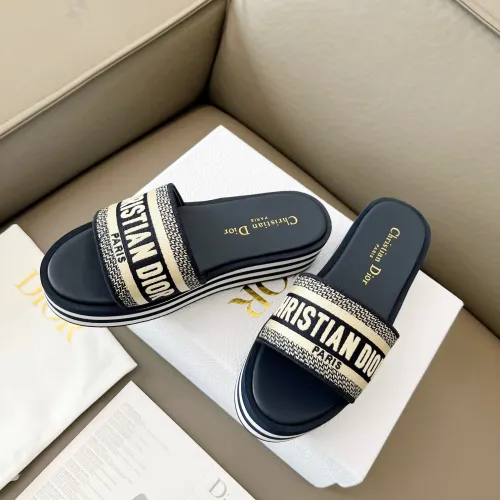 Cheap Christian Dior Slippers For Women #1431901 Replica Wholesale [$85.00 USD] [ITEM#1431901] on Replica Christian Dior Slippers