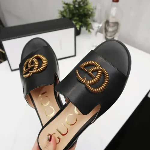 Cheap Gucci Slippers For Women #1431905 Replica Wholesale [$85.00 USD] [ITEM#1431905] on Replica Gucci Slippers