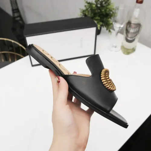 Cheap Gucci Slippers For Women #1431905 Replica Wholesale [$85.00 USD] [ITEM#1431905] on Replica Gucci Slippers