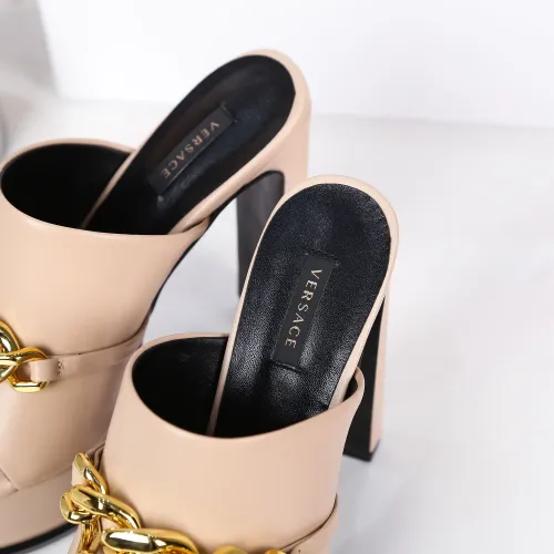 Cheap Versace Slippers For Women #1431915 Replica Wholesale [$118.00 USD] [ITEM#1431915] on Replica Versace Slippers