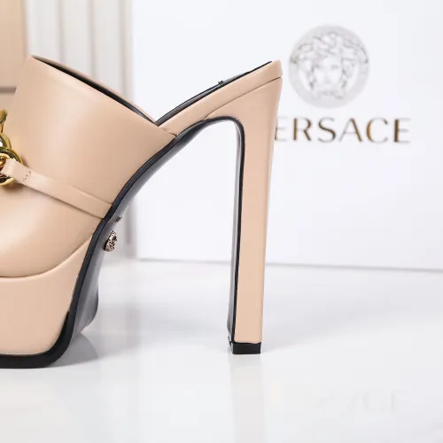 Cheap Versace Slippers For Women #1431915 Replica Wholesale [$118.00 USD] [ITEM#1431915] on Replica Versace Slippers