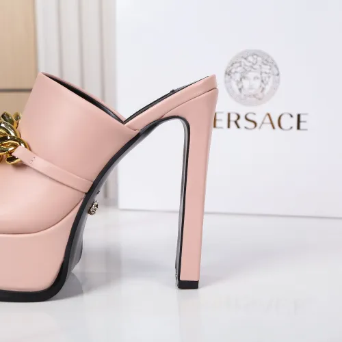 Cheap Versace Slippers For Women #1431916 Replica Wholesale [$118.00 USD] [ITEM#1431916] on Replica Versace Slippers