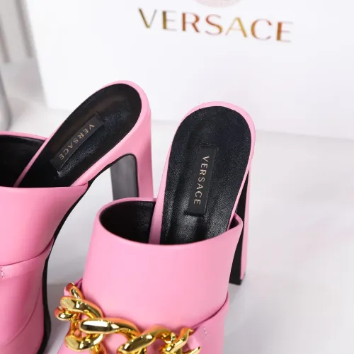 Cheap Versace Slippers For Women #1431917 Replica Wholesale [$118.00 USD] [ITEM#1431917] on Replica Versace Slippers