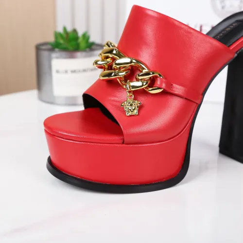 Cheap Versace Slippers For Women #1431918 Replica Wholesale [$118.00 USD] [ITEM#1431918] on Replica Versace Slippers