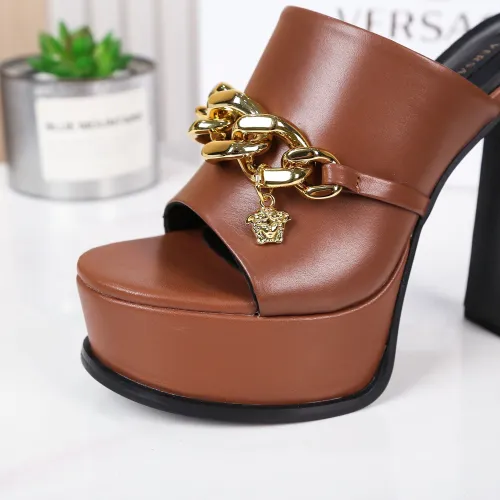 Cheap Versace Slippers For Women #1431920 Replica Wholesale [$118.00 USD] [ITEM#1431920] on Replica Versace Slippers