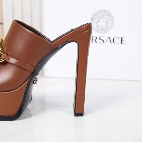 Cheap Versace Slippers For Women #1431920 Replica Wholesale [$118.00 USD] [ITEM#1431920] on Replica Versace Slippers