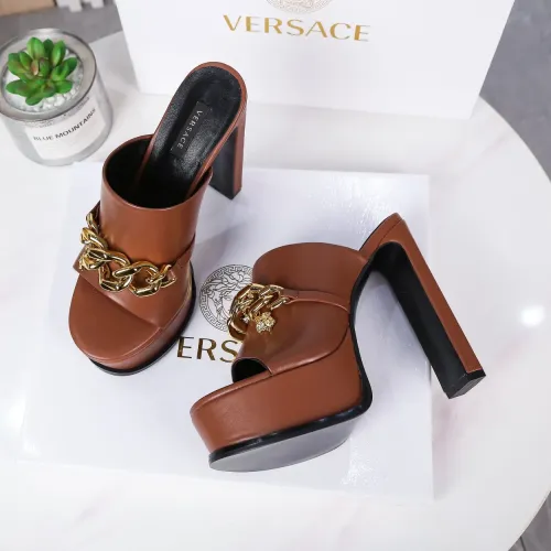 Cheap Versace Slippers For Women #1431920 Replica Wholesale [$118.00 USD] [ITEM#1431920] on Replica Versace Slippers