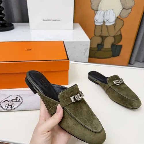 Cheap Hermes Slippers For Women #1431926 Replica Wholesale [$88.00 USD] [ITEM#1431926] on Replica Hermes Slippers