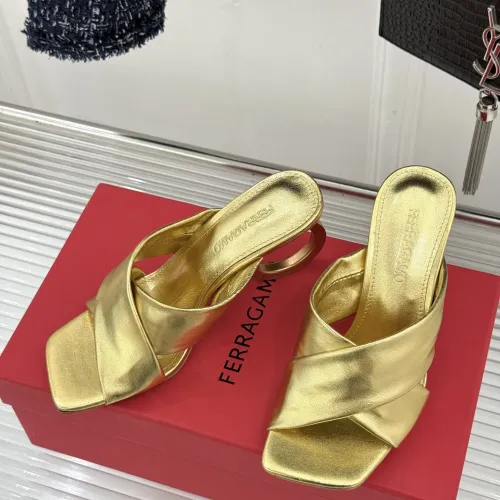 Cheap Salvatore Ferragamo Slippers For Women #1431947 Replica Wholesale [$108.00 USD] [ITEM#1431947] on Replica Salvatore Ferragamo Slippers