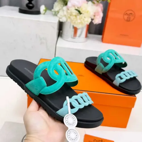 Cheap Hermes Slippers For Women #1431951 Replica Wholesale [$96.00 USD] [ITEM#1431951] on Replica Hermes Slippers