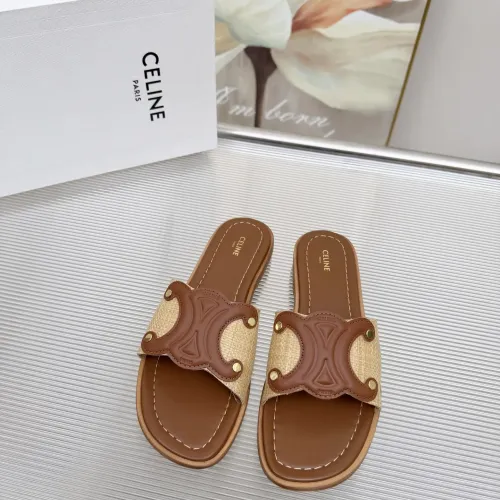 Cheap Celine Slippers For Women #1431958 Replica Wholesale [$85.00 USD] [ITEM#1431958] on Replica Celine Slippers