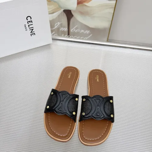 Cheap Celine Slippers For Women #1431959 Replica Wholesale [$85.00 USD] [ITEM#1431959] on Replica Celine Slippers