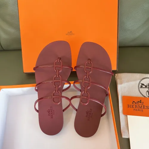 Cheap Hermes Slippers For Women #1431981 Replica Wholesale [$48.00 USD] [ITEM#1431981] on Replica Hermes Slippers