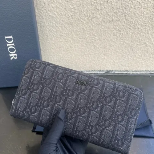 Christian Dior AAA Man Long Wallets #1432051
