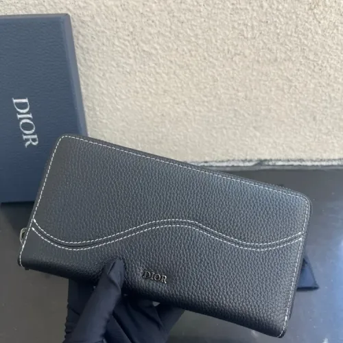 Christian Dior AAA Man Long Wallets #1432085