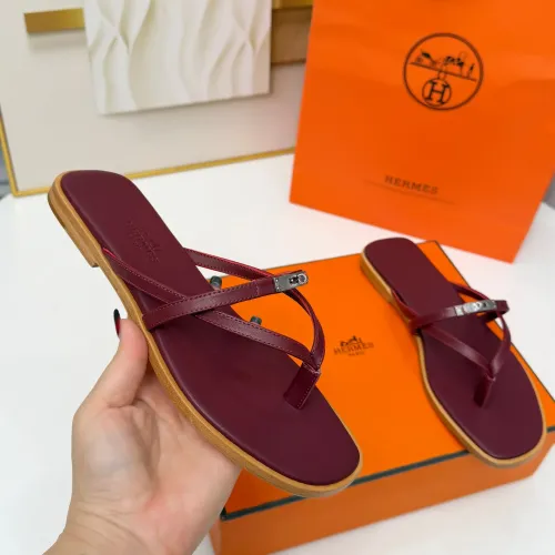 Cheap Hermes Slippers For Women #1432093 Replica Wholesale [$82.00 USD] [ITEM#1432093] on Replica Hermes Slippers