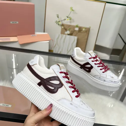Cheap MIU MIU Casual Shoes For Women #1432111 Replica Wholesale [$88.00 USD] [ITEM#1432111] on Replica MIU MIU Casual Shoes